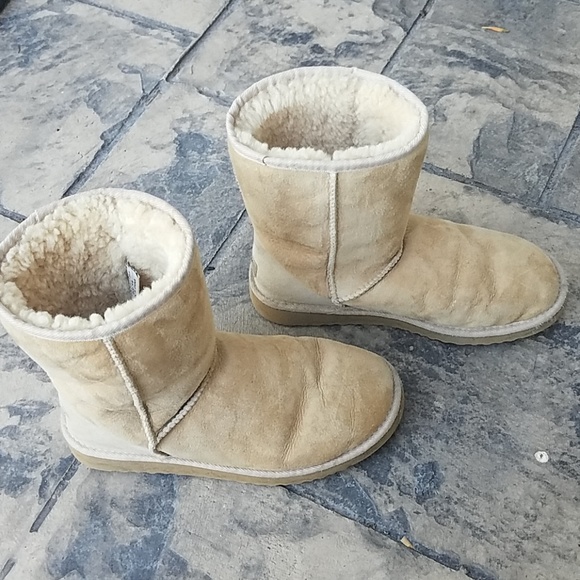 Classic UGG boots in light caramel color - Picture 3 of 6
